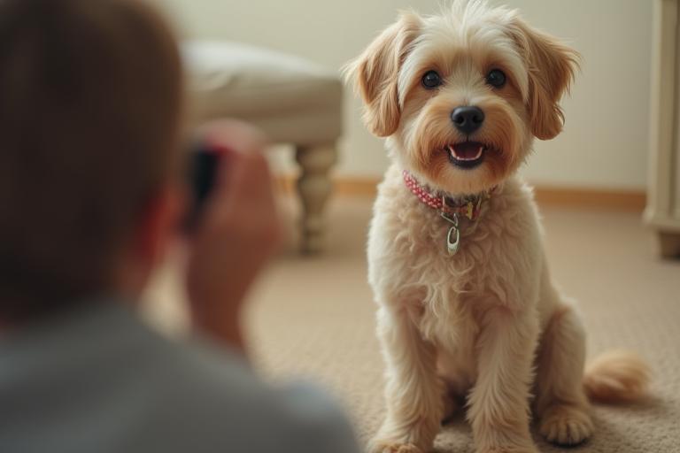 Taking pet photo
